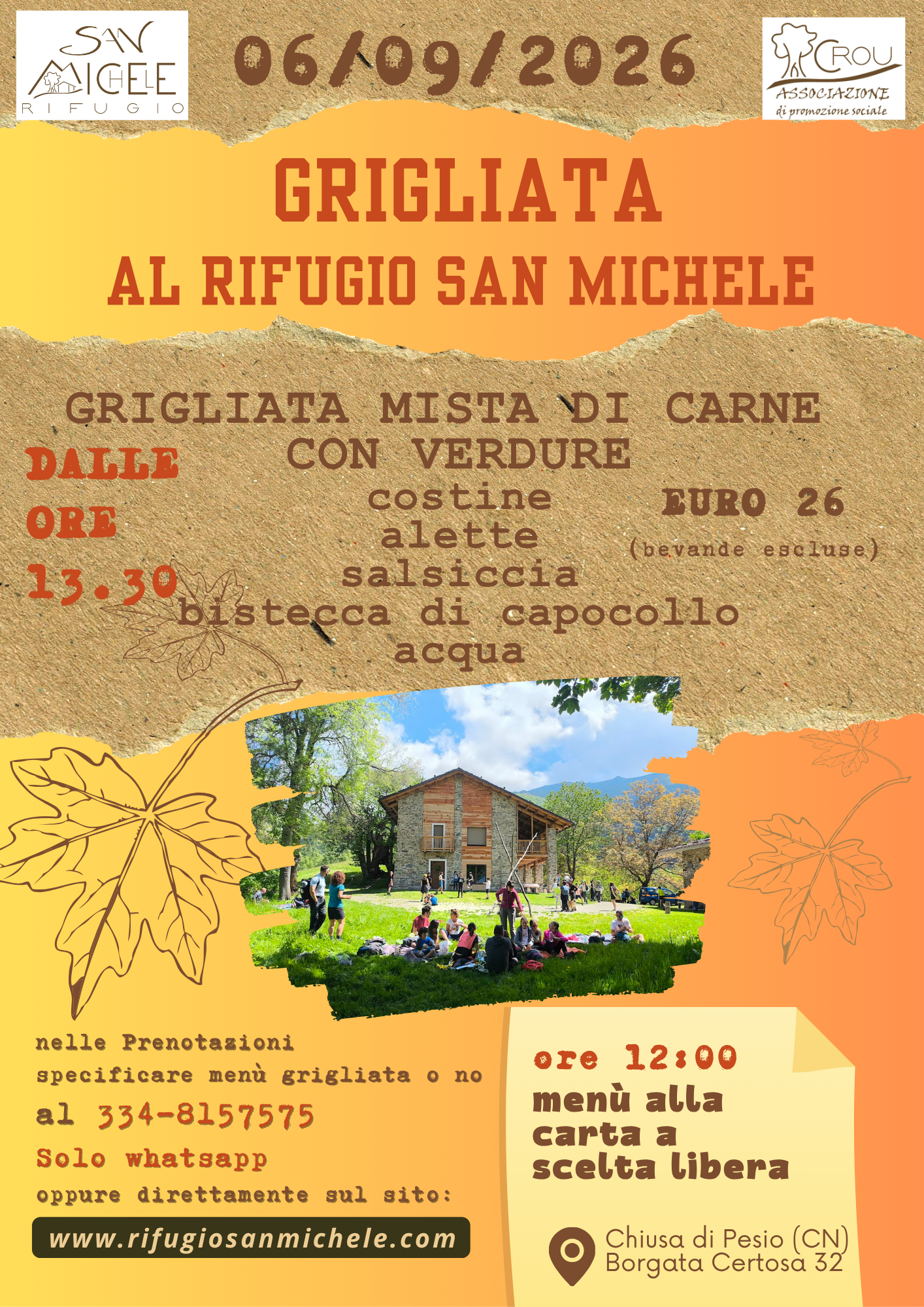 grigliata settembre