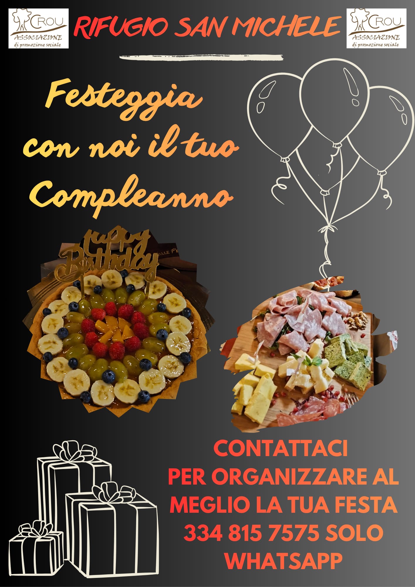 Compleanni, Festa di laurea, Anniversari
